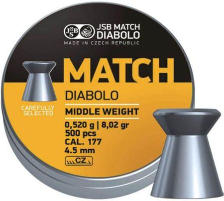 Śrut JSB Match Diabolo Middle Weight 4.51mm 500szt (000016-500)