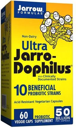 Jarrow Ultra Jarro-Dophilus 10 Szczepów Probiotyków 50mld 60 kaps.