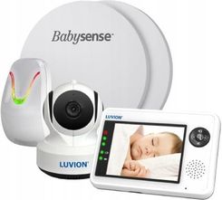 Babysense Monitor Oddechu 5 + Videoniania Luvion Essential 2W1 - Nianie elektroniczne i monitory oddechu