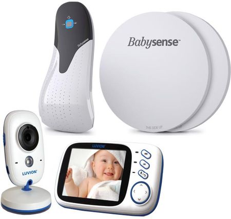 Luvion Premium Babyproducts Elektroniczna Niania Z Monitorem Oddechu Babysesne 3W1