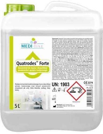 Quatrodes Forte koncentrat dezynfekcyjny do sprzętu medycznego 5l