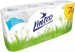 Zdjęcie Papier toaletowy Linteo Classic 8 rolek biały dwuwarstwowy - Chojnice