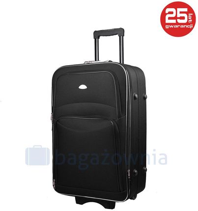 Średnia walizka PELLUCCI 773 M - Czarna - czarny