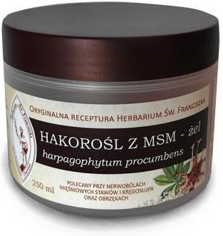 Herbarium Św Franciszka Hakorośl Żel Nowa Formuła Z Msm I Olejkiem Golteriowym 250Ml