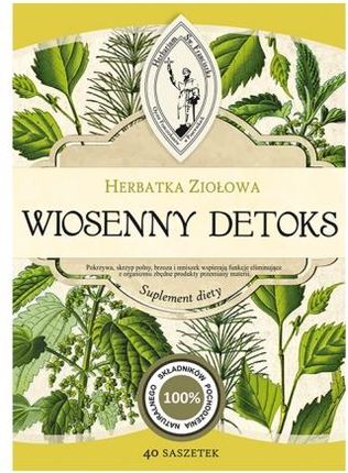 Herbarium św. Franciszka Herbatka ziołowa WIOSENNY DETOKS 40saszetek