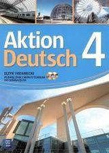 Nauka niemieckiego Aktion Deutsch 4 Podr. + 2CD WSIP - zdjęcie 1
