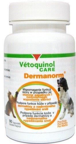 VETOQUINOL Dermanorm preparat witaminowy 90 kaps. - zdjęcie 1 VETOQUINOL Dermanorm preparat witaminowy 90 kaps.