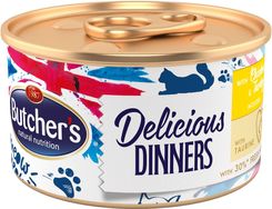 Zdjęcie Butcher's Delicious Dinners Cat z kurczakiem i indykiem mus 85g - Świdnica