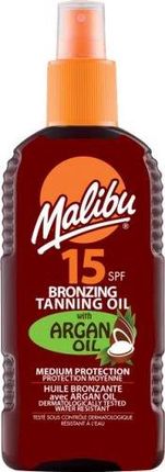 Malibu Bronzing Tanning Oil SPF15 Argan Oil 200ml