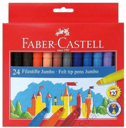 Flamastry Faber Castell Jumbo 24 Kolory (554324)