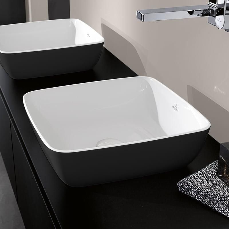 Umywalka Villeroy&Boch Artis 410x410 Coal Black 417841BCT8 - Opinie i ...