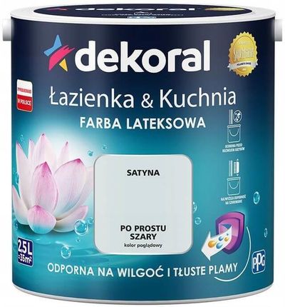 Dekoral Łazienka & Kuchnia Po prostu szary 2,5L