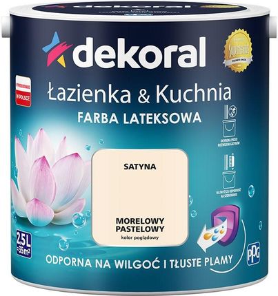 Dekoral Łazienka & Kuchnia Morelowy pastelowy 2,5L
