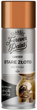 Forever Paints Spray efekt lustra stare złoto 400ml