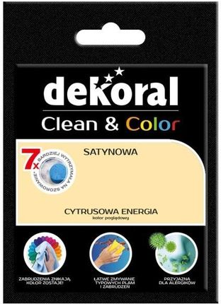 Dekoral Tester farby Clean & Color cytrusowa energia 40 ml