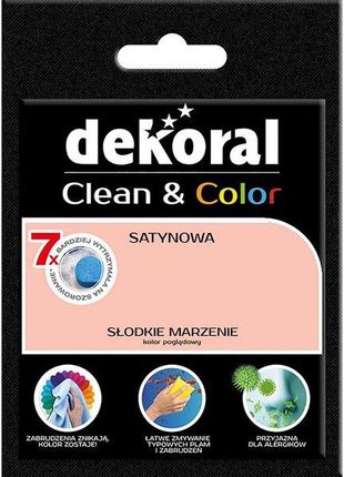 Dekoral Tester farby Clean & Color słodkie marzenie 40 ml