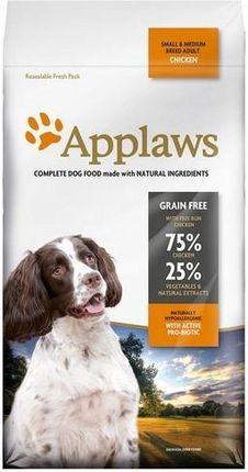 Applaws Dog Small & Medium Breed Adult Chickien 7,5Kg