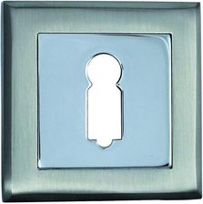 Zdjęcie Schaffner Szyld Larga krótki na klucz nikiel satyna/chrom SLKNICR - Dobrzyca