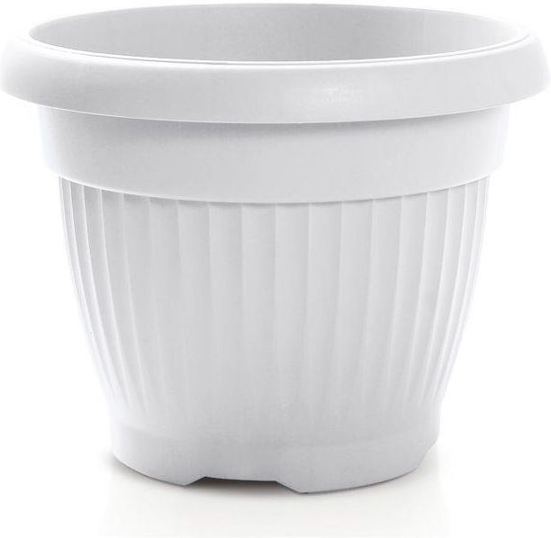 IMJ-Global Pflanzkübel TERRA Rund 35 Cm – Terrakotta-Optik, 13 Liter, Aus Kunststoff, Für Innen & Außen