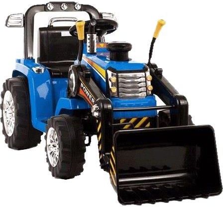 Super-Toys Traktor Z Łyżką I Pilotem 12V Zp1005 Niebieski