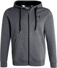Under Armour RIVAL FITTED FULL ZIP Bluza rozpinana carbon heather - zdjęcie 1