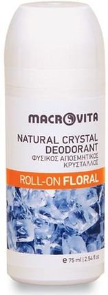 Macrovita Dezodorant Roll On Z Naturalnym Kryształem Floral 75ml Kwiatowy