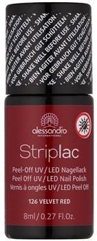 Alessandro Striplac Peel-Off Uv/Led Lakier Do Paznokci Odcień 126 Velvet Red 8ml