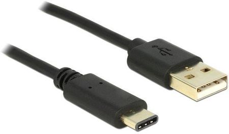 Delock USB A-USB C M/M 2m Czarny (83327)