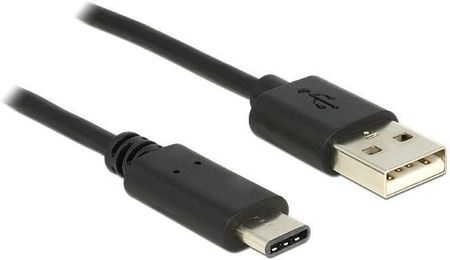 Delock USB A-USB C M/M 0,5m Czarny (83326)