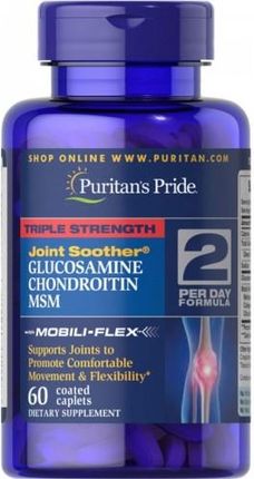 Puritans Pride Glukozamina Chondroityna & MSM 60tabl