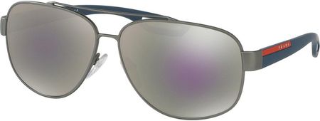 Okulary przeciwsłoneczne Prada Linea Rossa LJ Silver PS58QS DG12E2