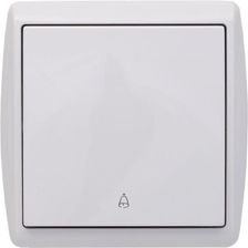 Zdjęcie Kos 1 Przycisk /Dzwonek/ Biały 110404 - Skoczów