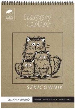 Happy Color Szkicownik Na Spirali A4 60 Kartek