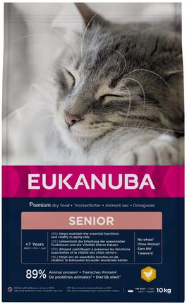 Eukanuba Senior dla starszych kotów 10kg