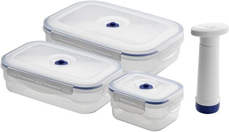 Compactor Zestaw 3 Pojemników Próżniowych Na Żywność Z Pompką Food Saver  (acc922)