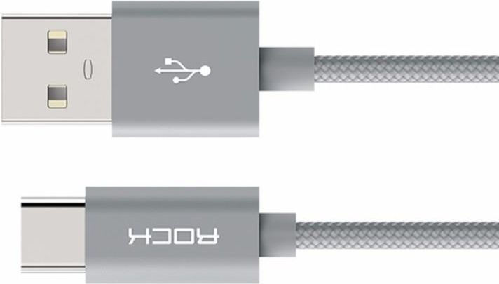 Rock Kabel USB USB C Typ C Nylonowy 30cm (456) Rock Kabel USB USB C Typ C Nylonowy 30cm (456)
