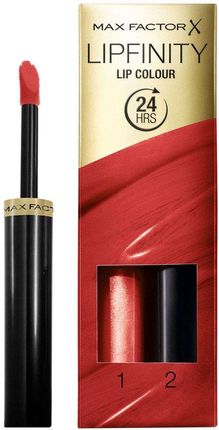 Max Factor Lipfinity Pomadka 2,3ml + pielęgnujący sztyft 1,9g 120 Hot