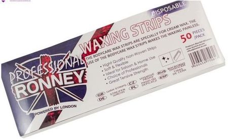 Ronney Professional Waxing Strips Paski Do Depilacji 7cm x 20cm 50 szt
