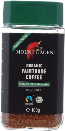 Mount Hagen Rozpuszczalna Bezkofeinowa Fair Trade Bio 100g