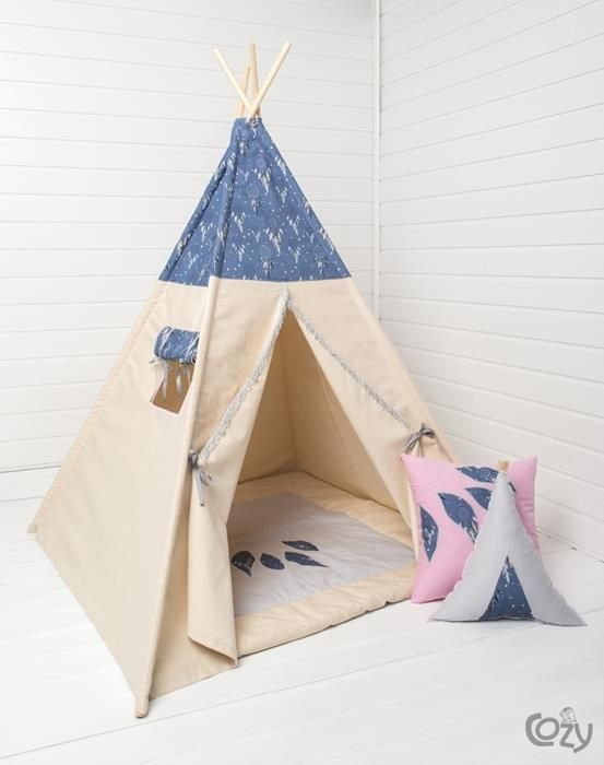 MIMULO.PL | Luksusowy namiot dla dzieci Teepee PlayTo różowy MIMULO.PL | Luksusowy namiot dla dzieci Teepee PlayTo różowy