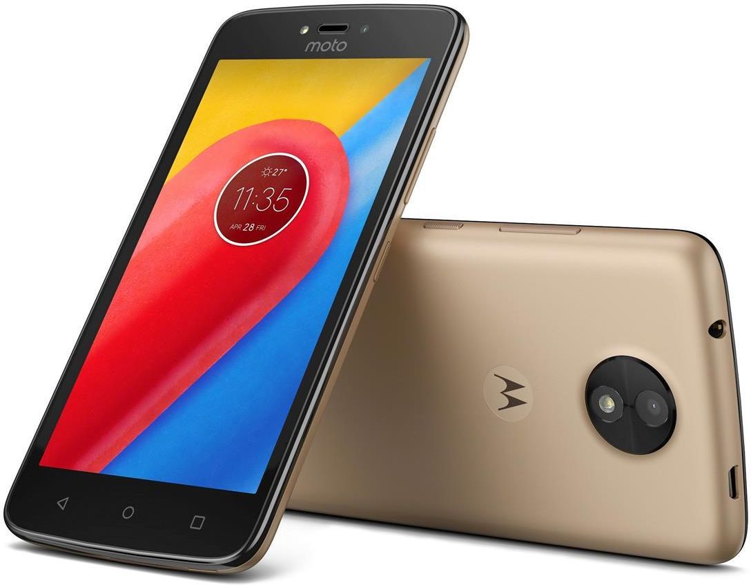 Smartfon motorola moto c plus 1/16gb dual sim zloty