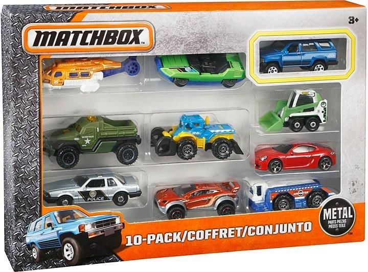 Mattel Matchbox Zestaw Samochodzików 10Pak Ceny i opinie Ceneo.pl