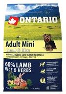 Ontario Adult Mini And Rice Hypoalergiczna 750G