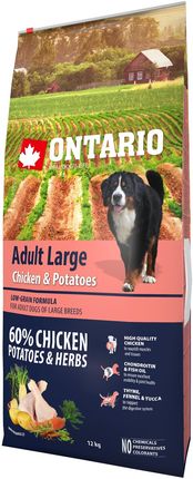 Ontario Adult Large Chicken And Potato 12Kg