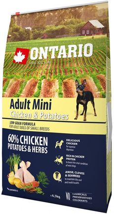 Ontario Adult Mini Chicken And Potato 6,5Kg