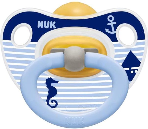 Nuk Smoczek Lateksowy Anatomiczny 0 6M Classic Happy Kids NUK Smoczek uspokajający Classic Happy Kids Lateksowy 0 6m