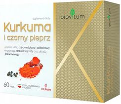 Zdjęcie Biovitum Kurkuma I Czarny Pieprz 60kaps. - Czersk