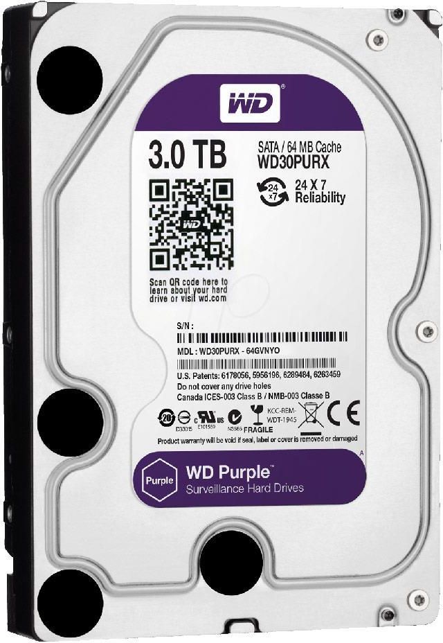 Dysk twardy WD Purple 3TB 3,5 (WD30PURZ) - Opinie i ceny na