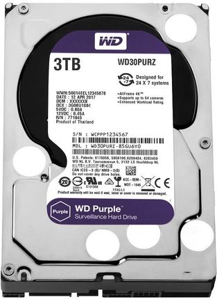 WD Purple 3TB 3,5" (WD30PURZ)