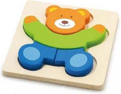 Zdjęcie Viga Puzzle Drewniane Miś 5 El. VG50169 - Śrem